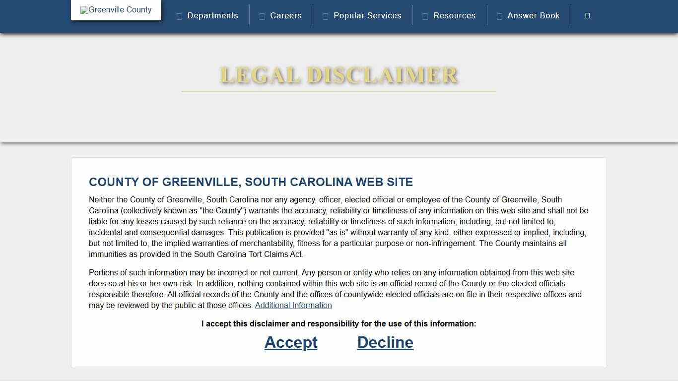 County of Greenville, SC