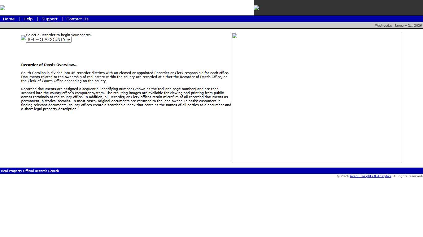 Real Property Official Records Search